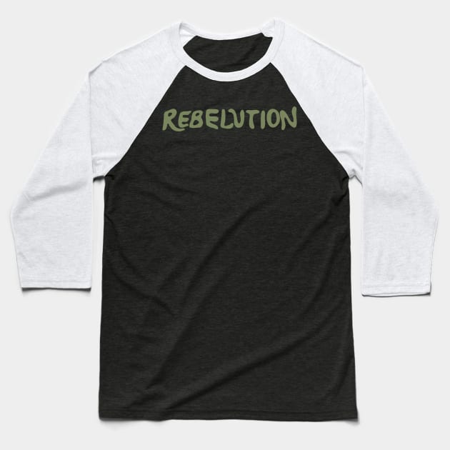 rebelution-You've-uploaded your art successfully Baseball T-Shirt by Dermot Norma